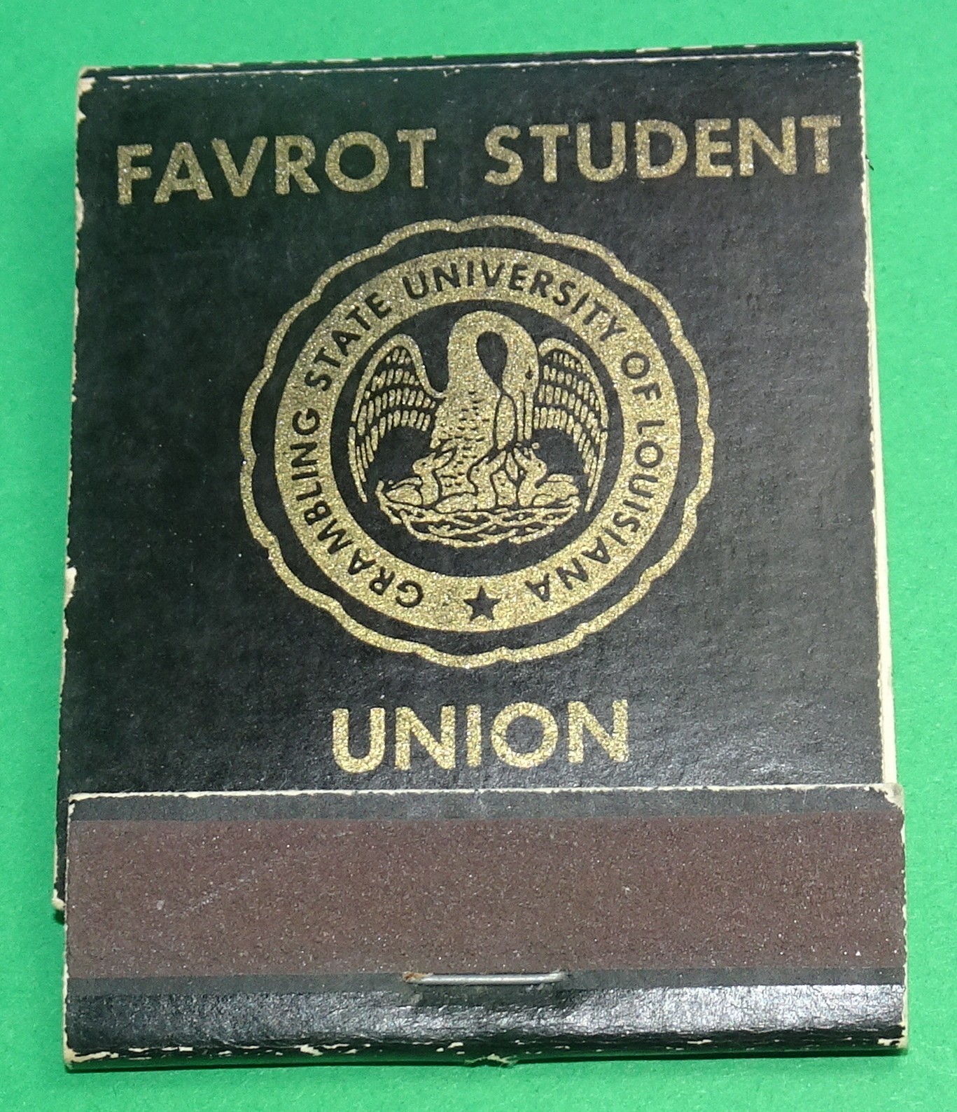 Grambling State University GRAMBLING, LA. Front-Strike Matchbook - Universal