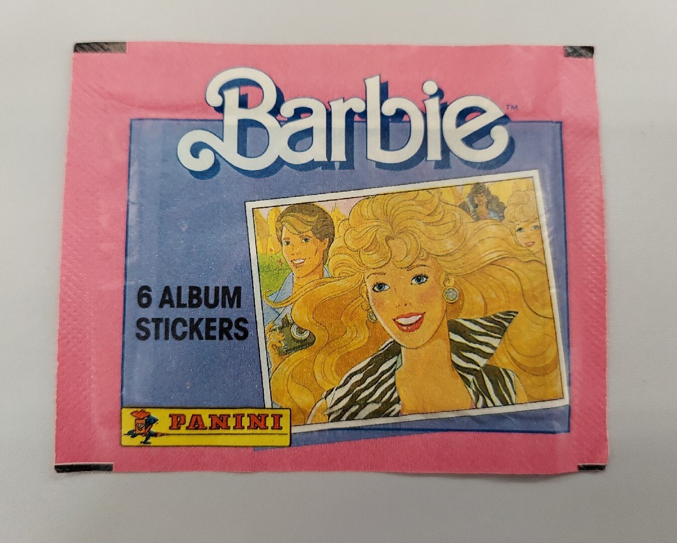 1989  Barbie Vintage  Panini Italy Album Stickers (6) Per Pack Sealed