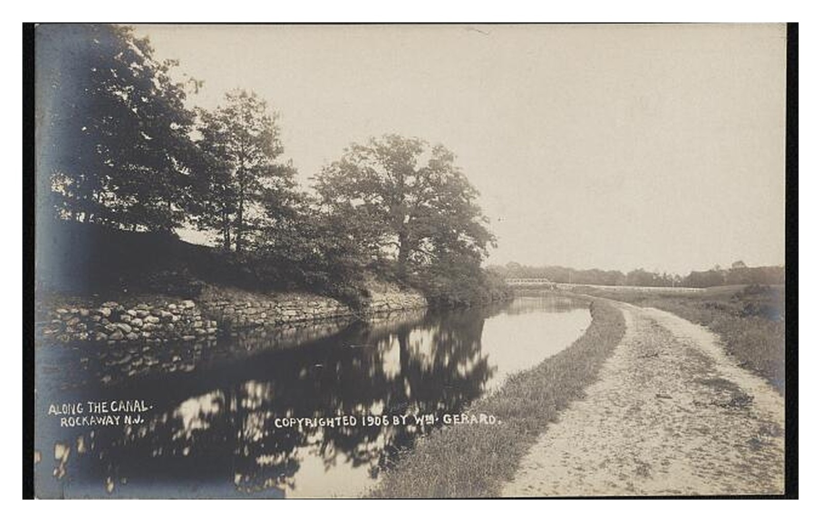 Rockaway New Jersey Canal Standard Postcard Rockaway New Jersey Canal Standard Postcard