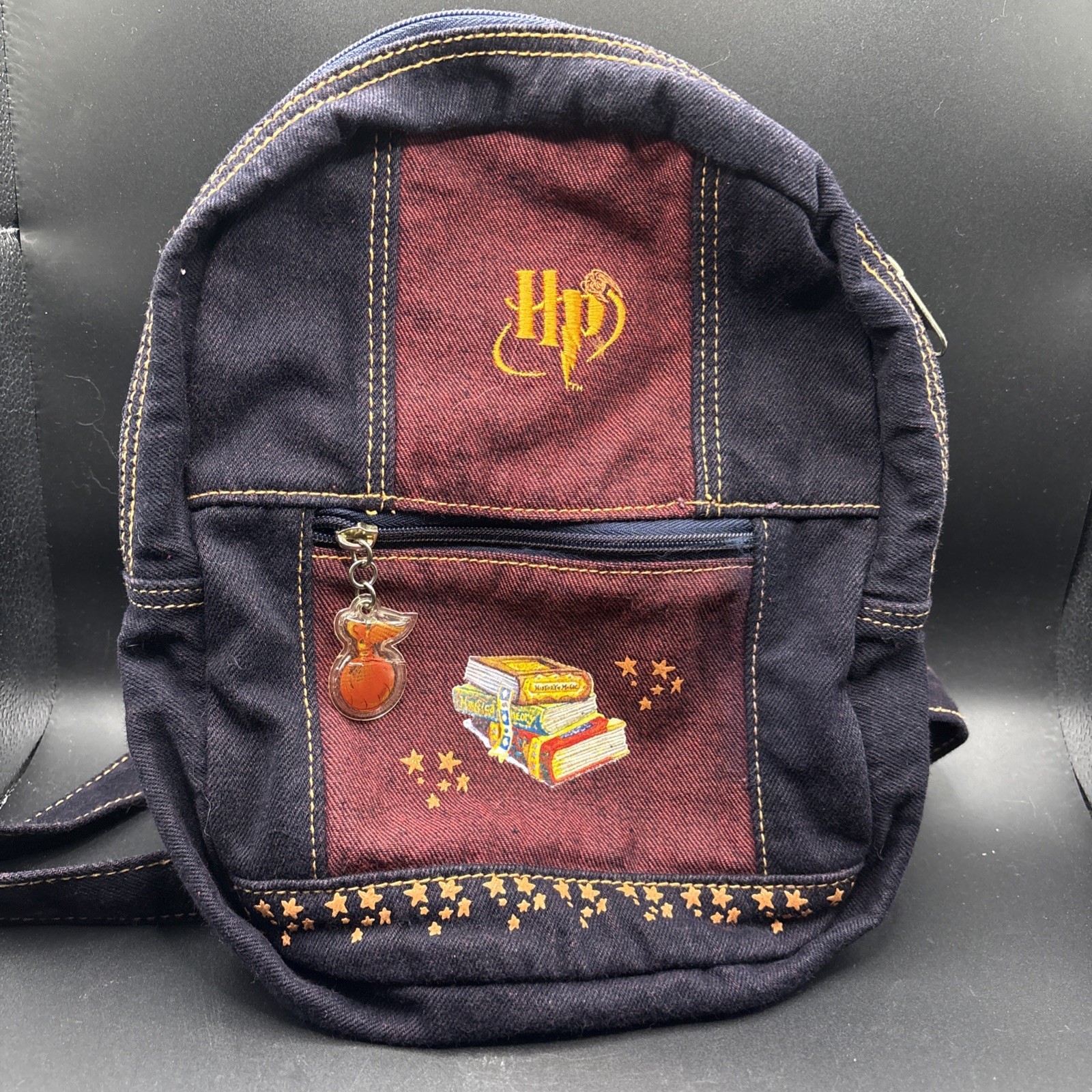Vintage 2001 Warner Bro Harry Potter Demin Mini Backpack Vintage 2001 Warner Bro Harry Potter Demin Mini Backpack