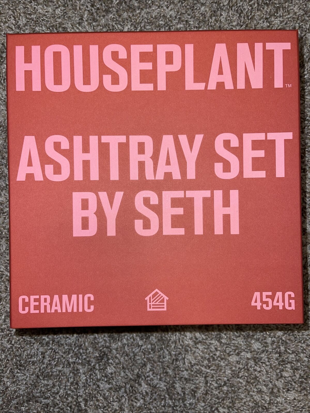 Houseplant by Seth Rogen Ceramic Ashtray Set Sand New In Box