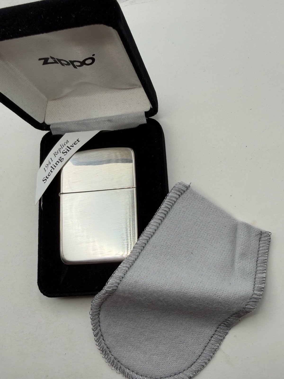 Replica Sterling Silver Zippo Lighter New 23 B74