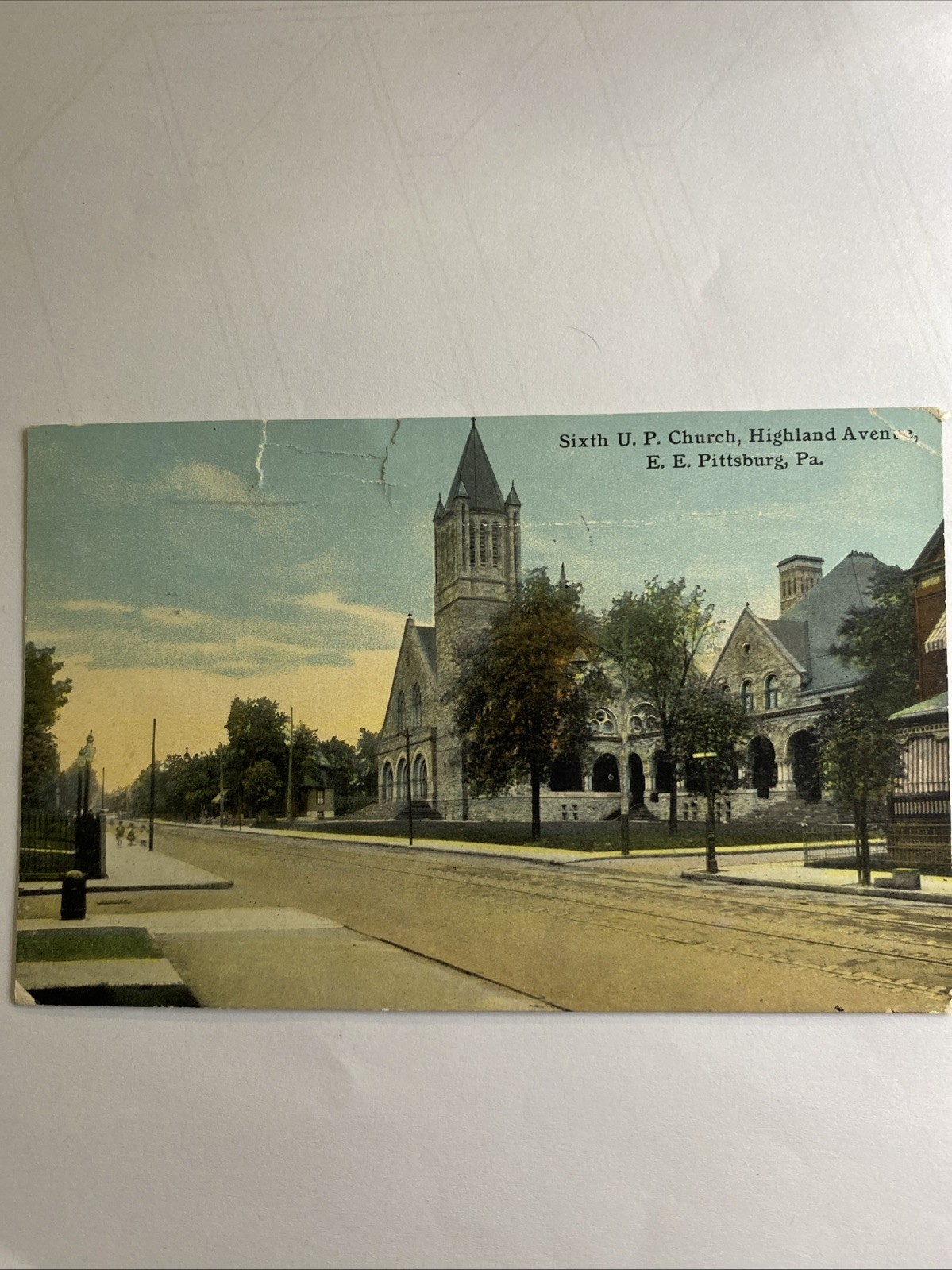 Sixth U.P. Church Highlands Ave E.E. Pittsburg, PA 1912 Divided Back Post Card Sixth U.P. Church Highlands Ave E.E. Pittsburg, PA 1912 Divided Back Post Card