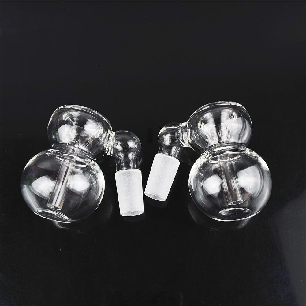 2pcs 14mm 45 Degree Glass Ash Catcher Bong Joint Gourd Bowl Percolator Bubbler 2pcs 14mm 45 Degree Glass Ash Catcher Bong Joint Gourd Bowl Percolator Bubbler
