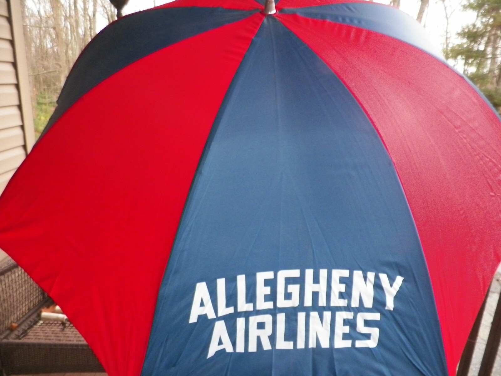 vintage Allegheny Airlines airlines advertising umbrella - excellent shape