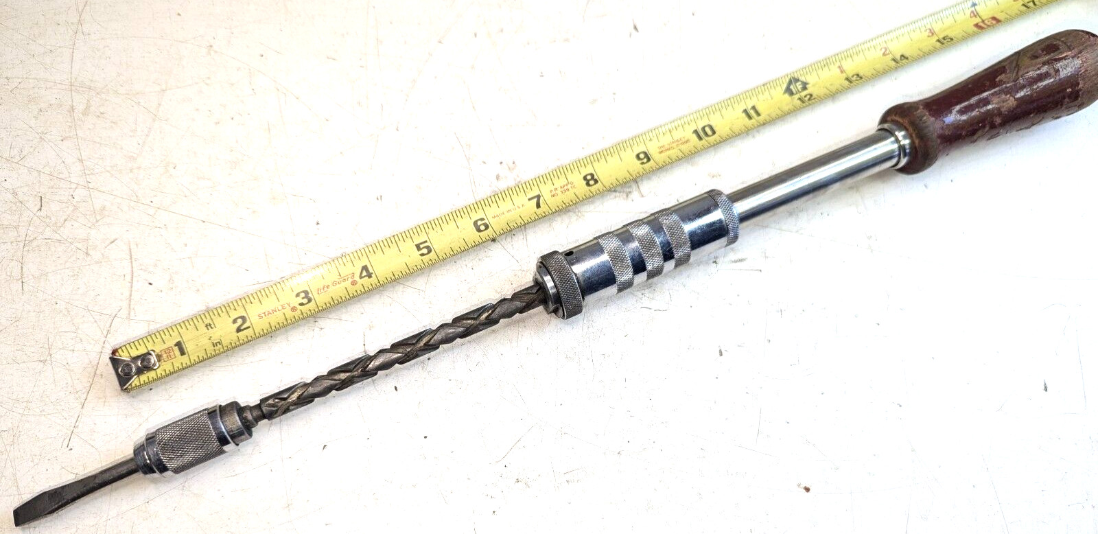 Vintage CRAFTSMAN Ratcheting Spiral Hand Push Drill