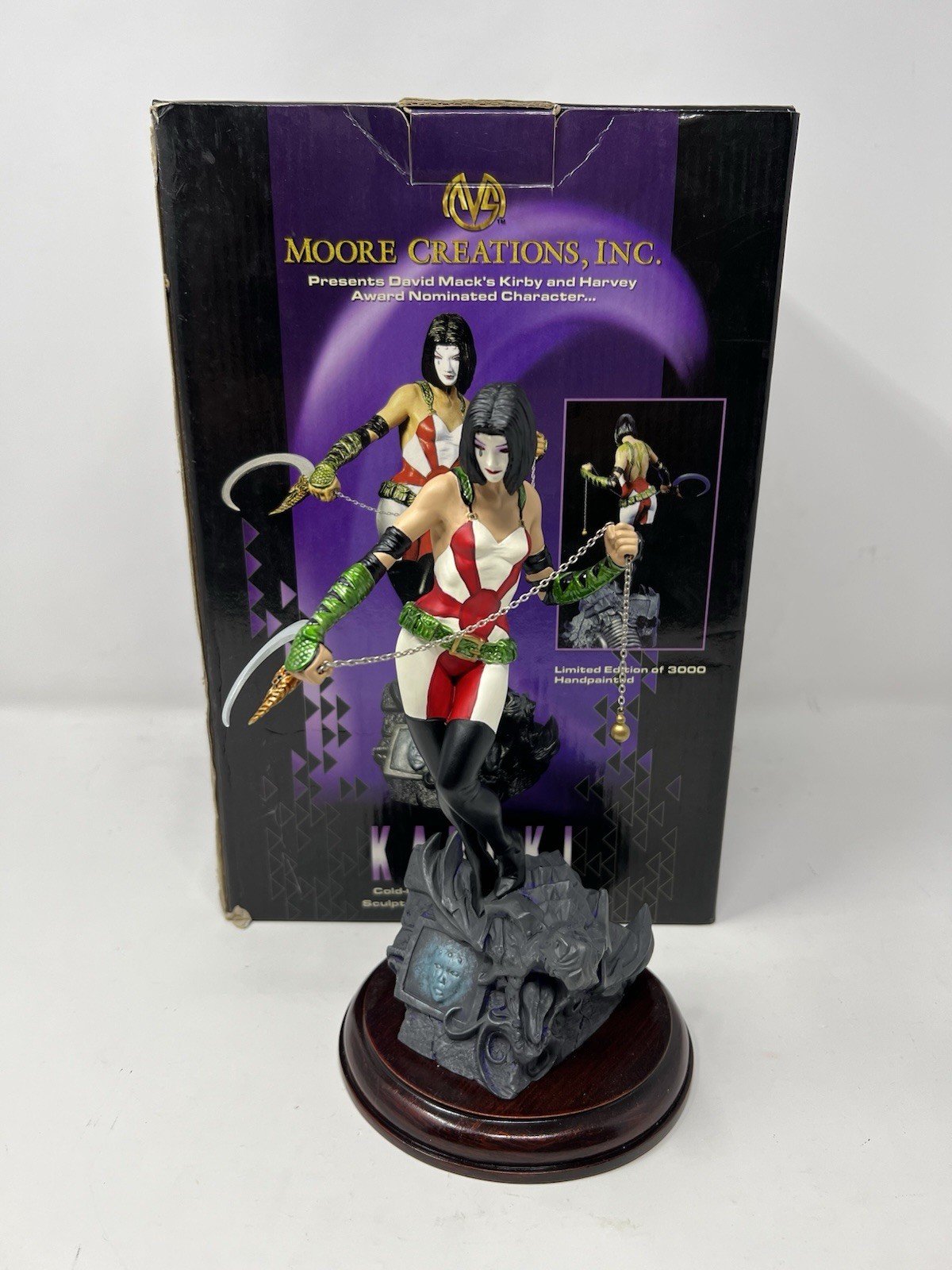 KABUKI Moore Creations Porcelain Sculpture Comic Full Figure Statue #1360/3000