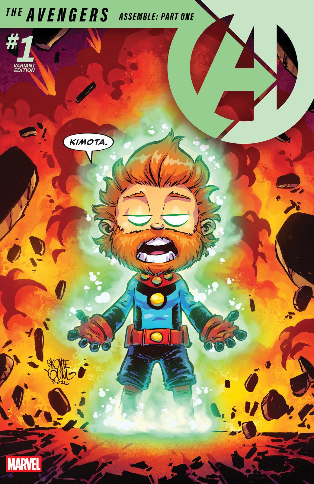 Avengers #1 Skottie Young Variant Pre Order 11/4/26 Marvel Comics