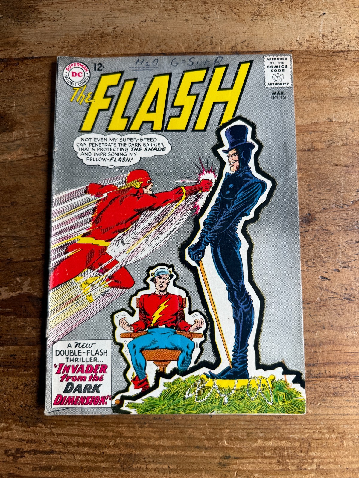 Flash #151 DC Comics 1965 Engagement of Barry and Iris Golden Age Flash  -
