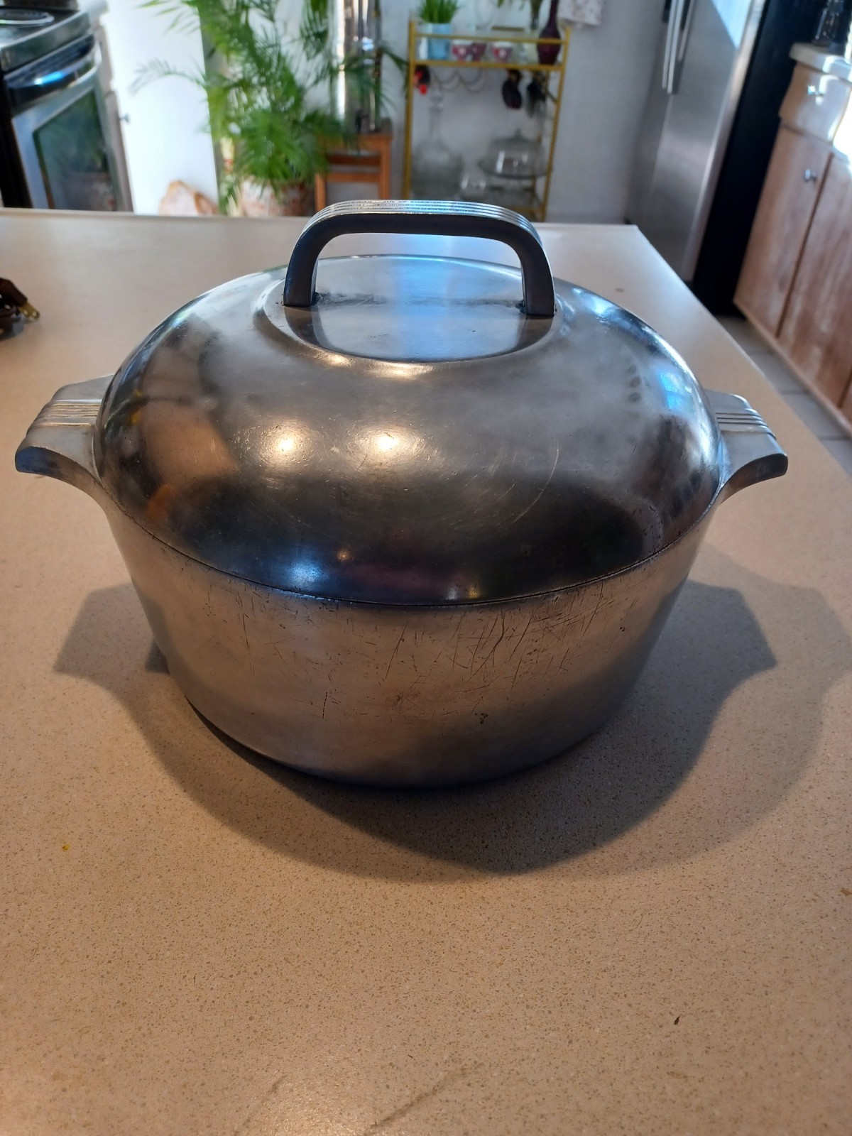 Vtg Wagner Ware Sidney 0 Magnalite Round Dutch Oven Roaster Pot w/Lid 4248-M Vtg Wagner Ware Sidney 0 Magnalite Round Dutch Oven Roaster Pot w/Lid 4248-M