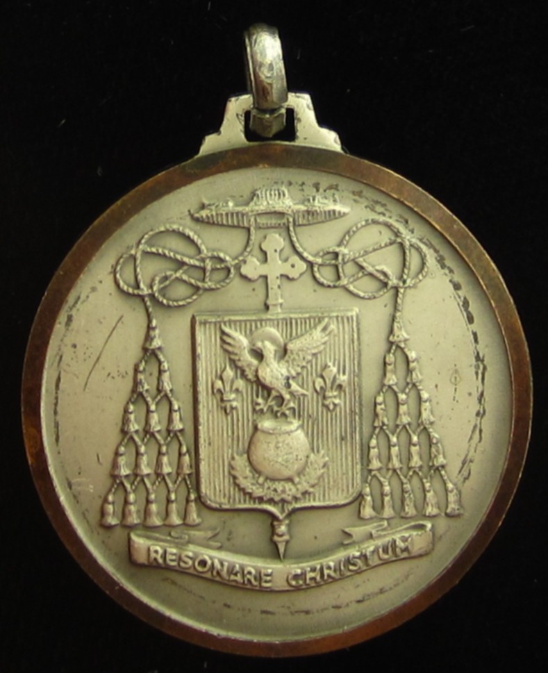 Vintage John Cardinal Wright Medal Fleur-de-lis Catholic Echoing Christ Large Vintage John Cardinal Wright Medal Fleur-de-lis Catholic Echoing Christ Large