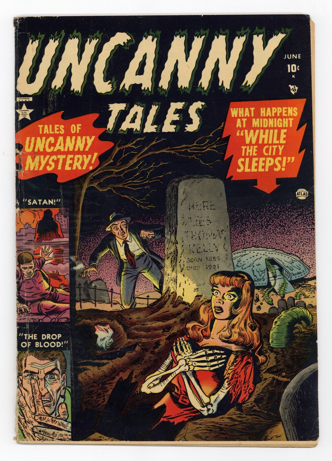 Uncanny Tales #1 GD+ 2.5 1952