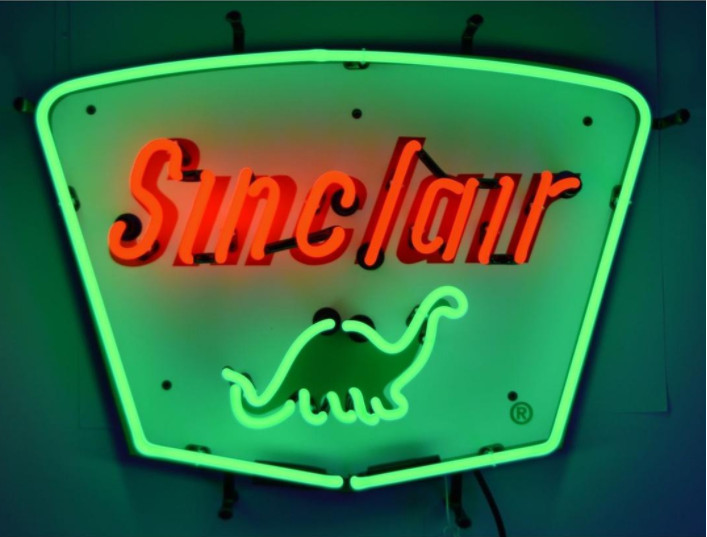 New Sinclair Dino Gasoline Neon Light Sign 20