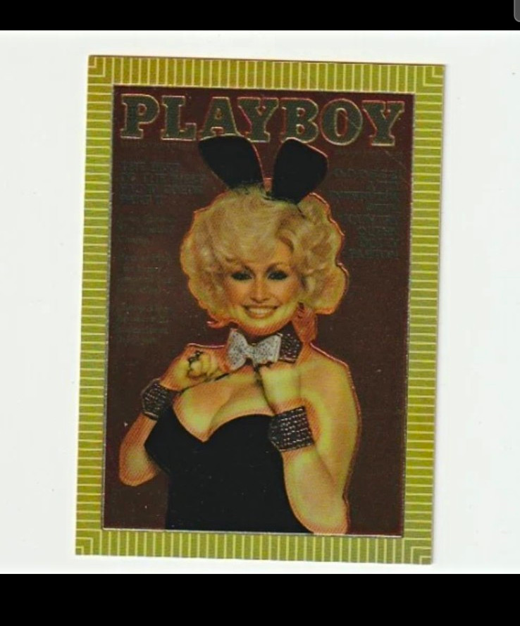 1995 Playboy Chromium Cover Cards Edition 1 October 1978 #56 Dolly Parton