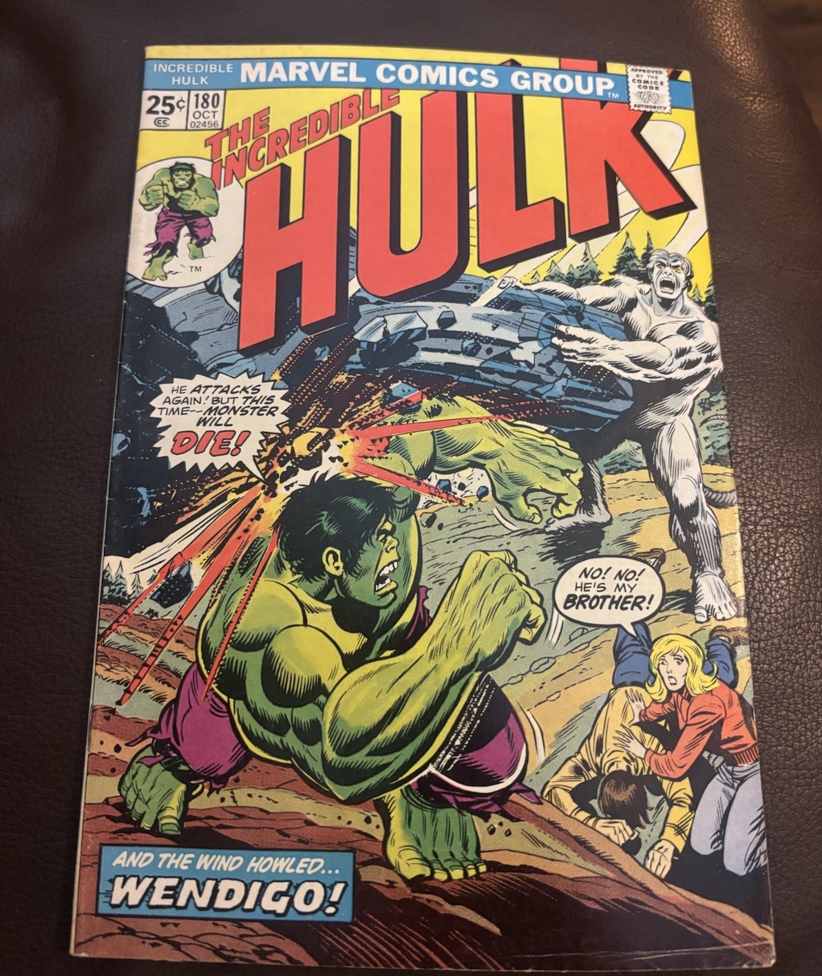 Incredible Hulk 180 1st Wolverine Cameo Appearance  FN/FN+ First Print