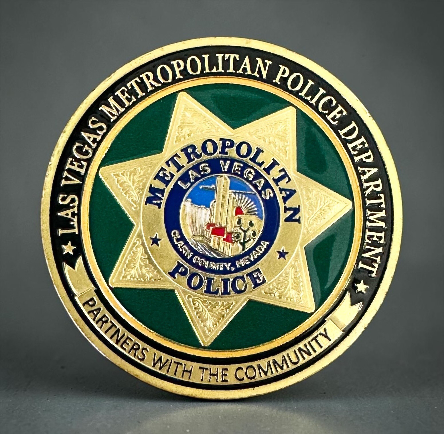 Las Vegas Metropolitan Police Department Challenge Coin ·IN STOCK· ·GREAT GIFT· Las Vegas Metropolitan Police Department Challenge Coin ·IN STOCK· ·GREAT GIFT·