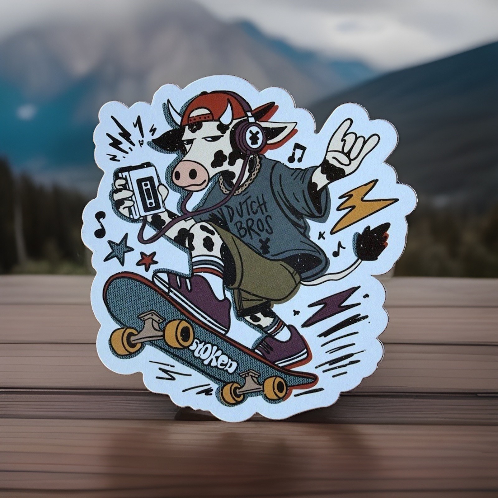 Dutch Bros Coffee Sticker Oct 21 2026 Drop Skateboarding Dutch Cow Dutch Bros Coffee Sticker Oct 21 2026 Drop Skateboarding Dutch Cow