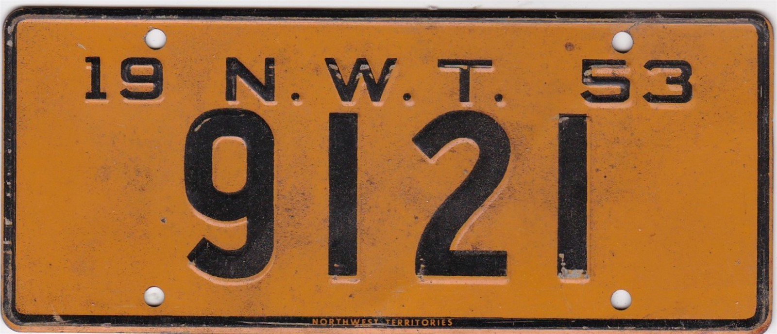 1953 WHEATIES LICENSE PLATES - NORTH WEST TERRITORY, CANADA POPULAR SET 1953 WHEATIES LICENSE PLATES - NORTH WEST TERRITORY, CANADA POPULAR SET