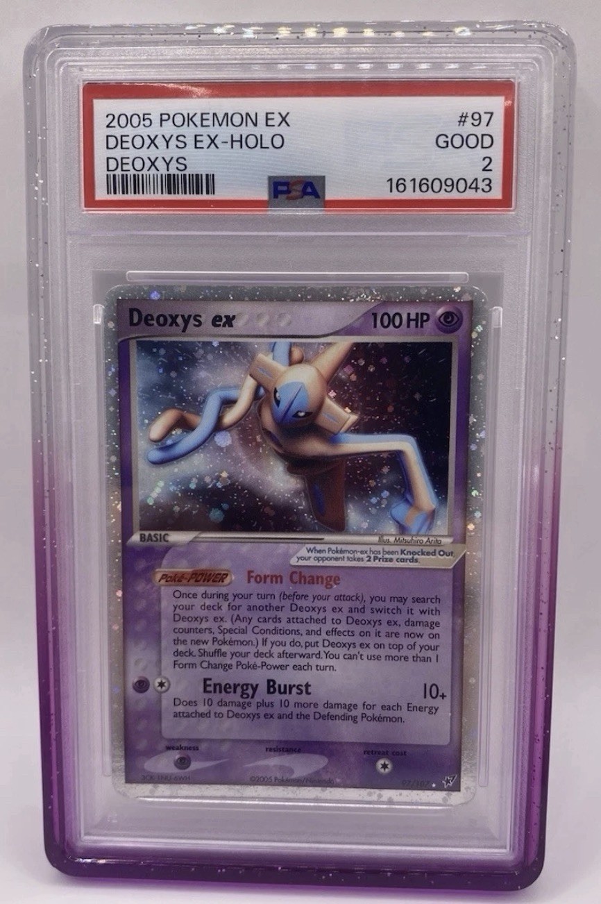 2005 Pokémon EX Deoxys Deoxys ex Holo #97 PSA 2  Vintage
