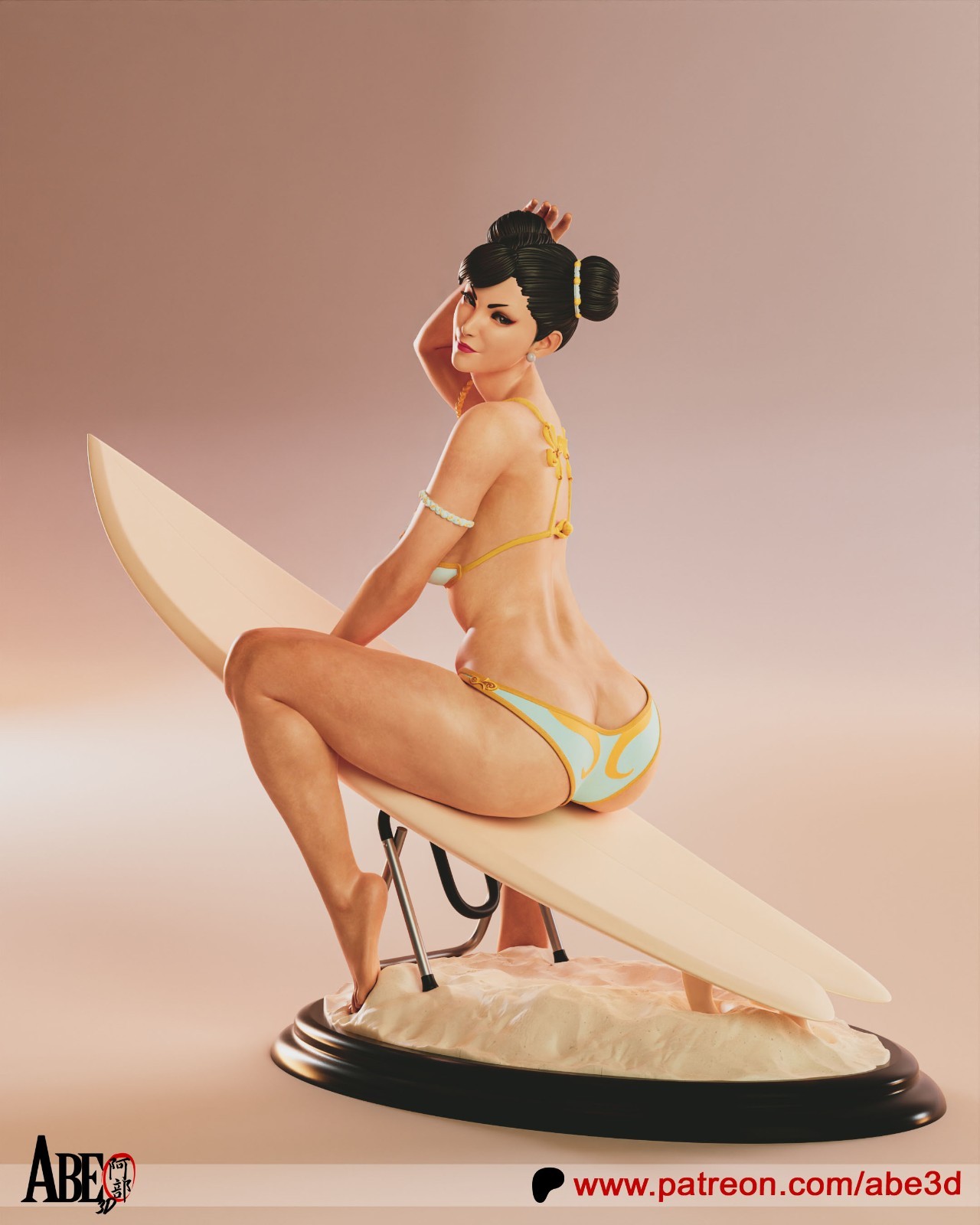 Chun-Li Street Fighter 1/6 Scale Resin Model Kit - Unpainted DIY Figure