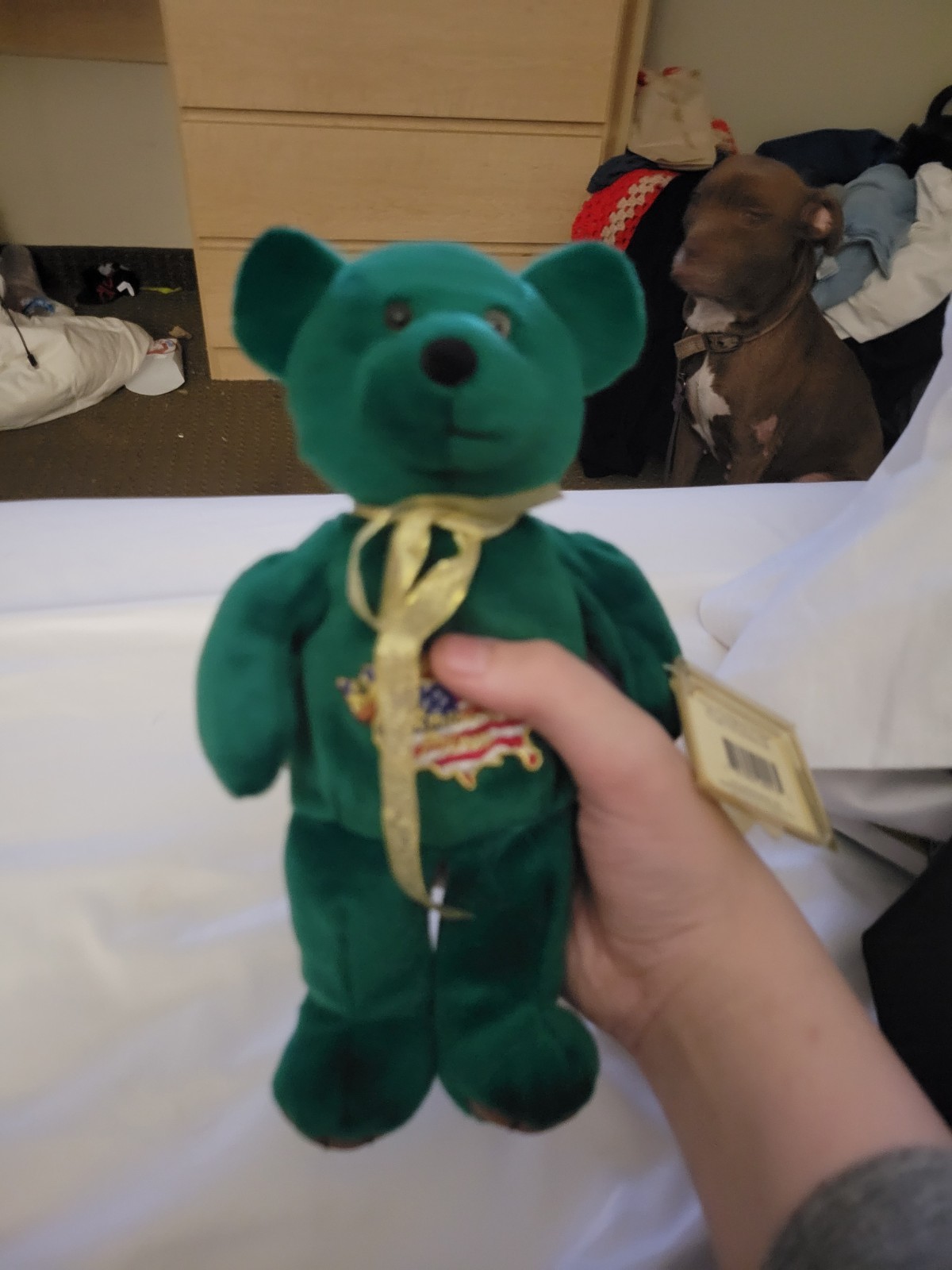 1999 THE JFK MEMORY BEAR made by America\'s Prince - Limited Edition #2680 1999 THE JFK MEMORY BEAR made by America\'s Prince - Limited Edition #2680