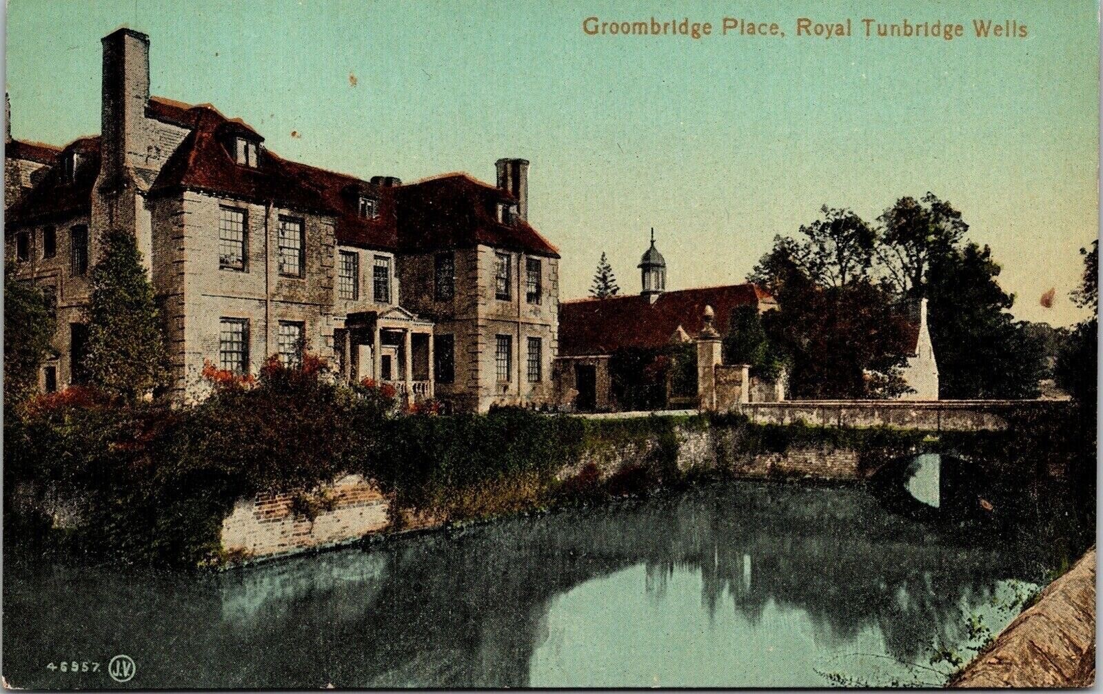 Groombridge Place Royal Tunbridge Wells Antique Postcard DB Valentine UNP Unused