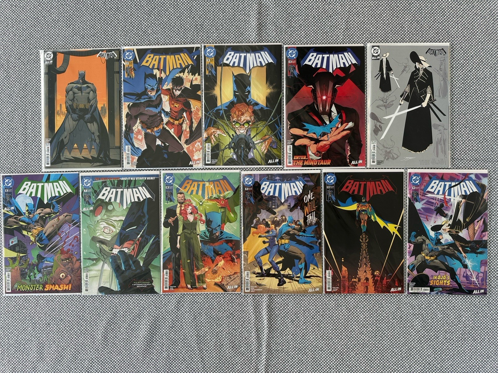 Batman #1-11, #1 Dragotta, #2 3 4 5G 6 7 8 9 10 11 Cover A 1ST PRINTS UNREAD NM