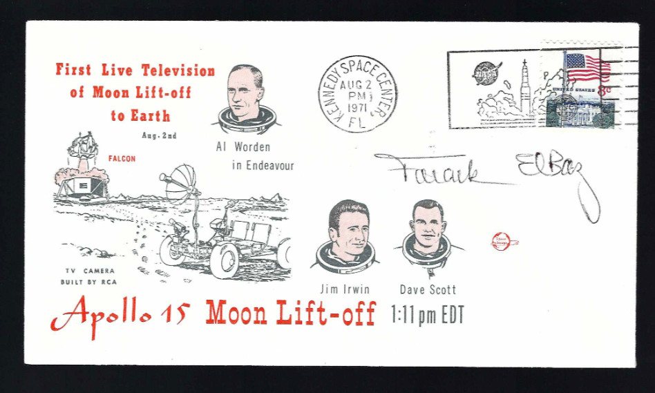 Farouk El-Baz signed helped NASA pick Landing Site for Apollo 11 Moon Landing Farouk El-Baz signed helped NASA pick Landing Site for Apollo 11 Moon Landing