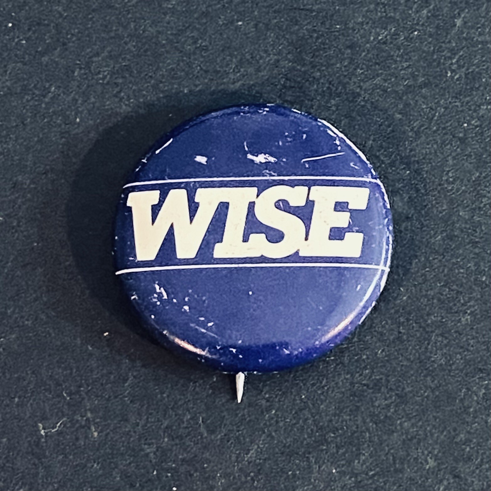 Bob Wise For Congress Button — 1986 Congress — West Virginia