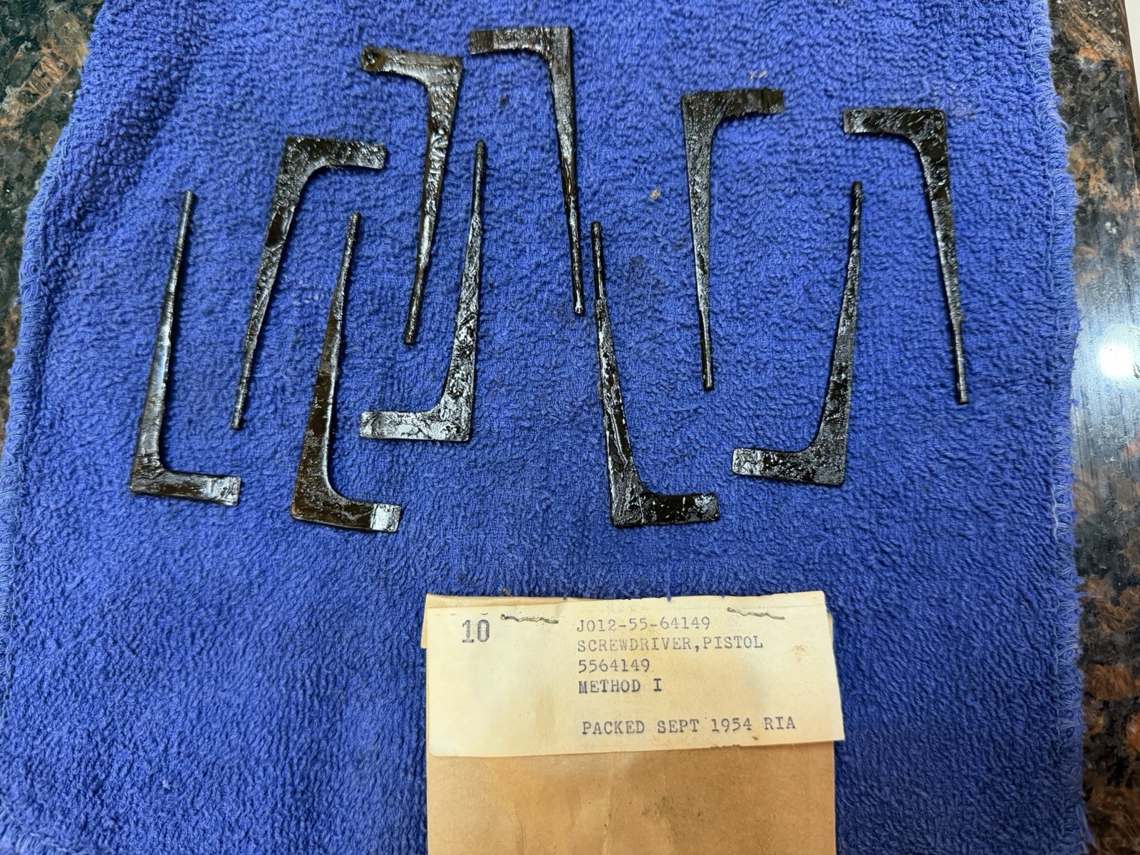 NOS 1954 M1911 Takedown Screwdriver Set MetlGlas C64149 RIA WWII