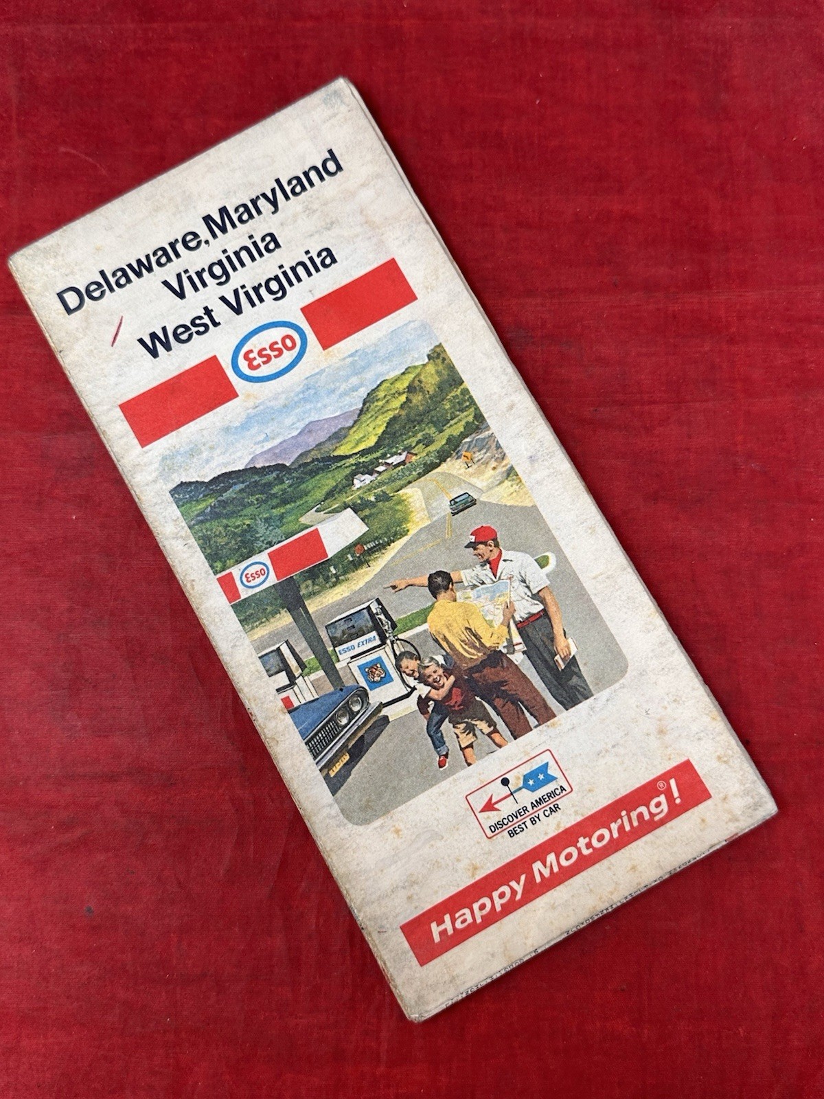 VTG 1969 ESSO AUTO MAP DELAWARE, MARYLAND, VIRGINIA, & WEST VIRGINIA VTG 1969 ESSO AUTO MAP DELAWARE, MARYLAND, VIRGINIA, & WEST VIRGINIA