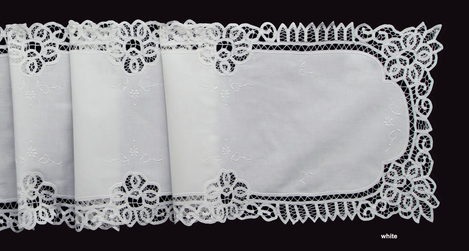 Battenburg Lace Table Runner 16x88\