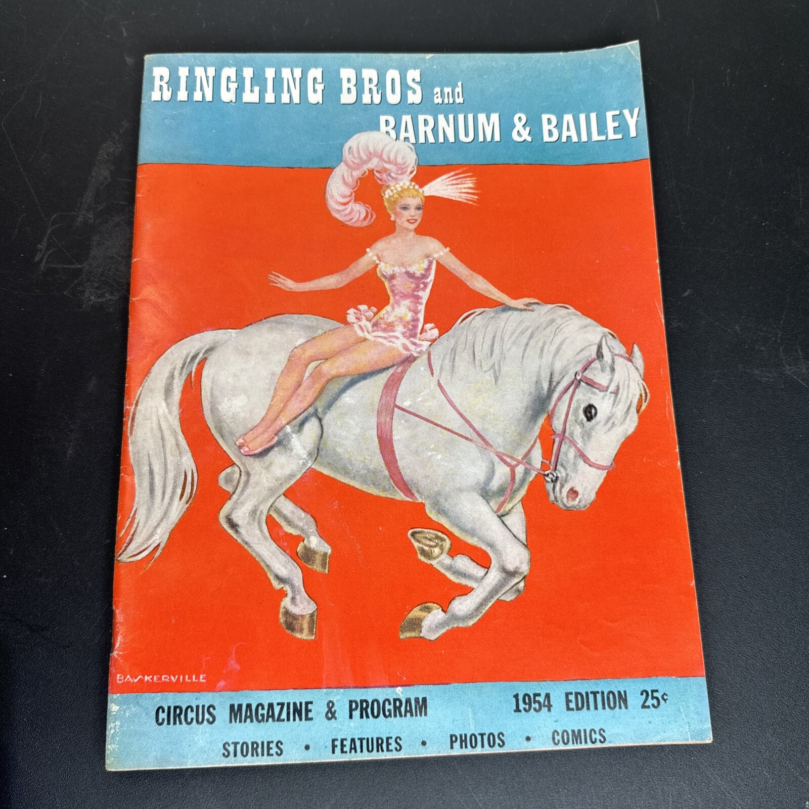 Circus Magazine & Program 1954 Ringling Bros Barnum Bailey Souvenir Book