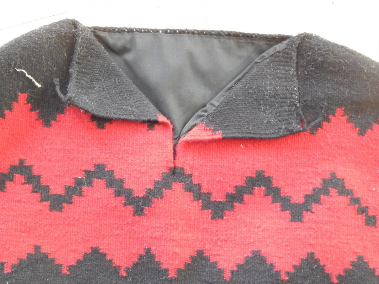 RARE 2 FIND ANTIQUE VINTAGE NAVAJO WOMEN\'S DRESS 2 PANEL BI\'IL WEAVING / RUG