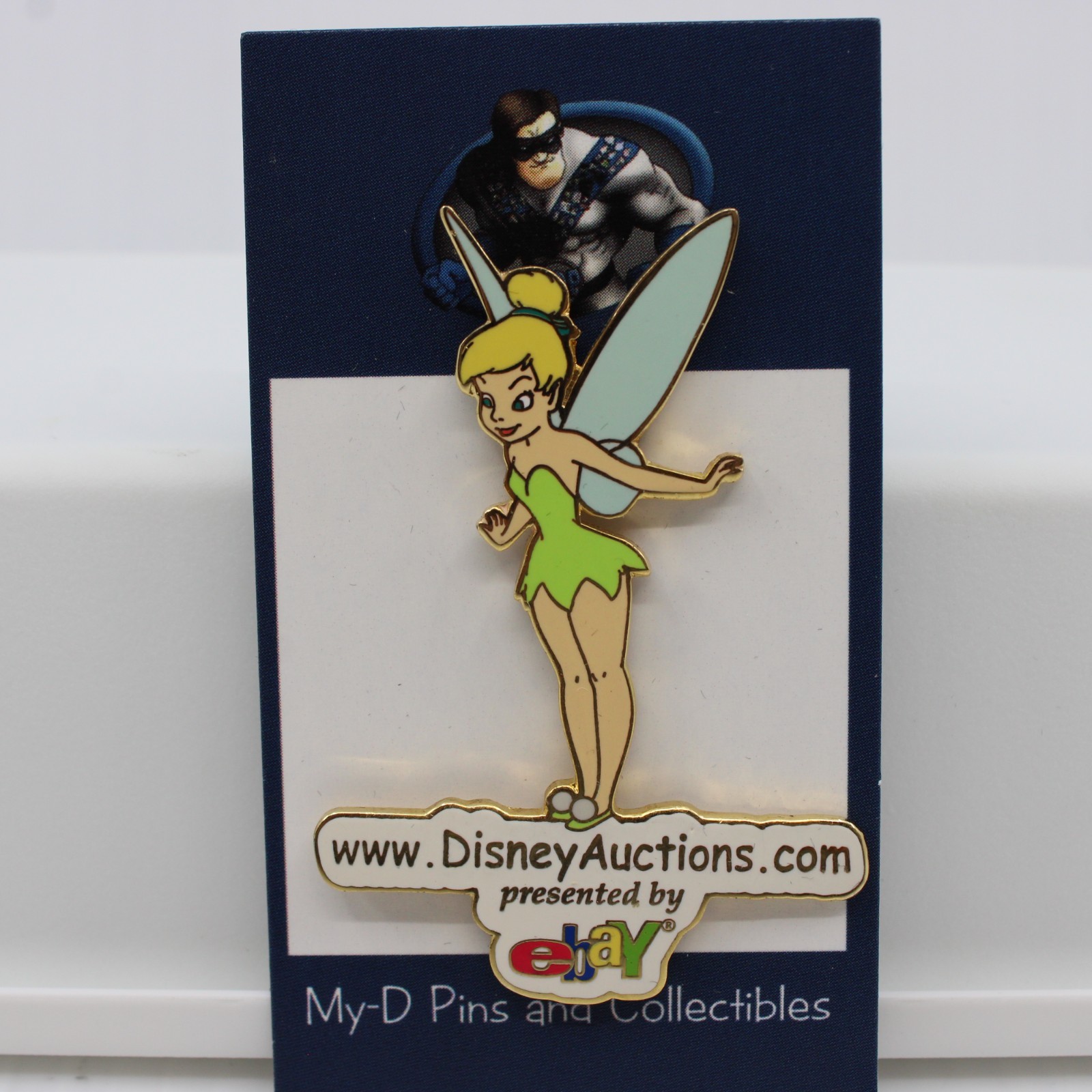B5 Disney Auctions LE 50 Pin Tinker Bell Standing on Logo GWP B5 Disney Auctions LE 50 Pin Tinker Bell Standing on Logo GWP