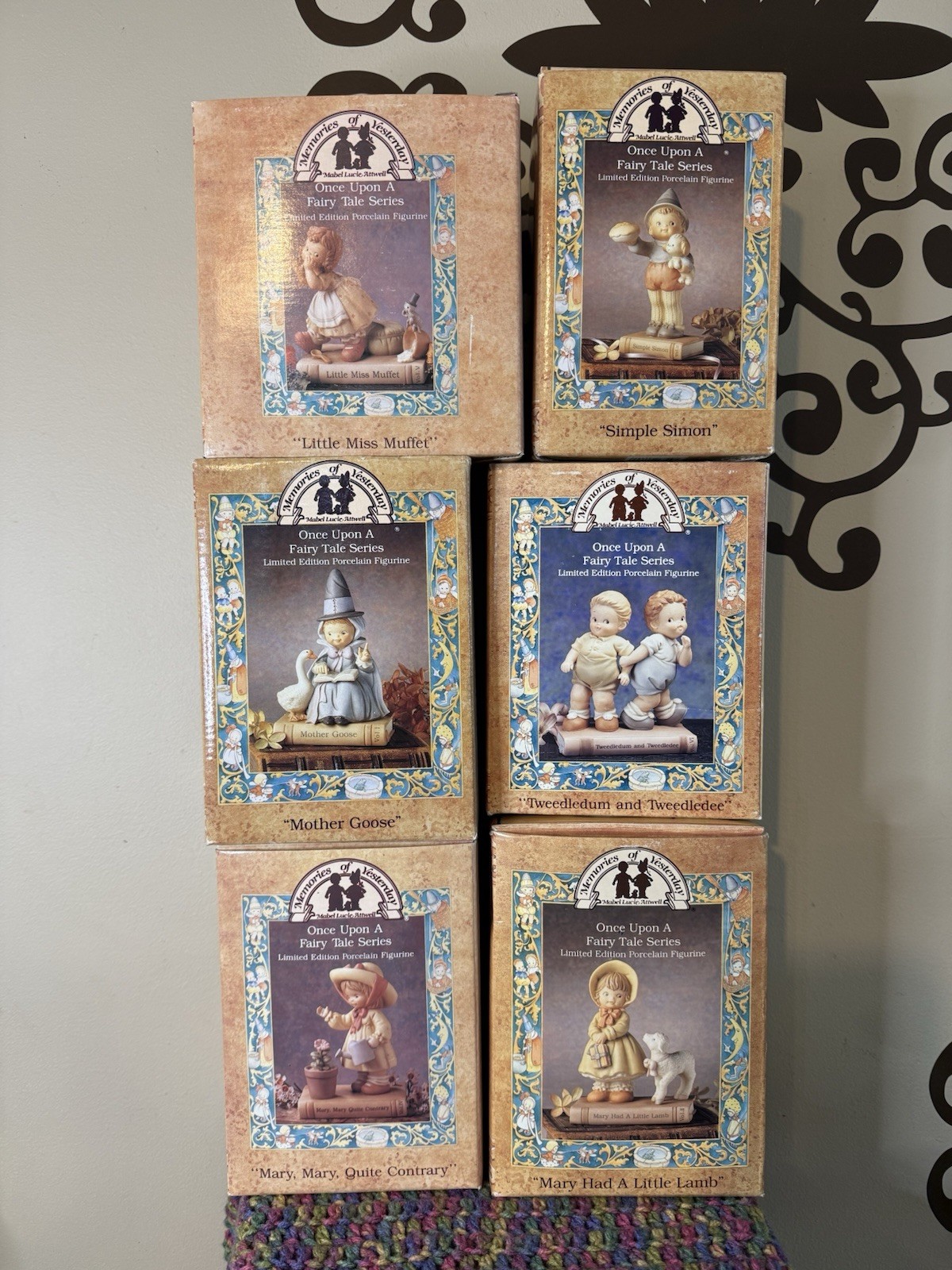 Lot of 6 Enesco Memories of Yesterday Once Upon A Fairy Tale Porcelain Figurines Lot of 6 Enesco Memories of Yesterday Once Upon A Fairy Tale Porcelain Figurines