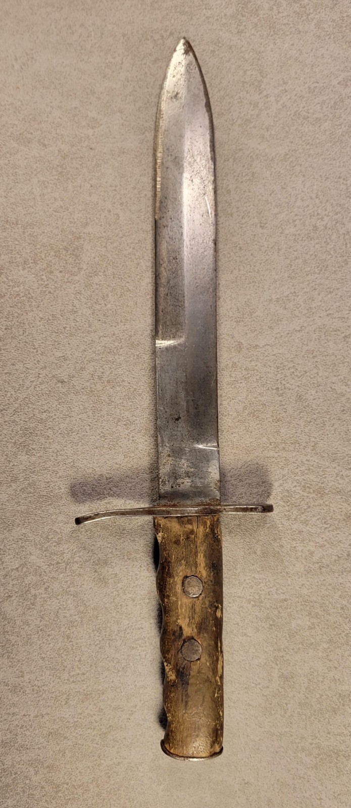 WW2 Italian Fascist M.V.S.N. Blackshirt Militia Fighting Knife No Scabbard WW2 Italian Fascist M.V.S.N. Blackshirt Militia Fighting Knife No Scabbard