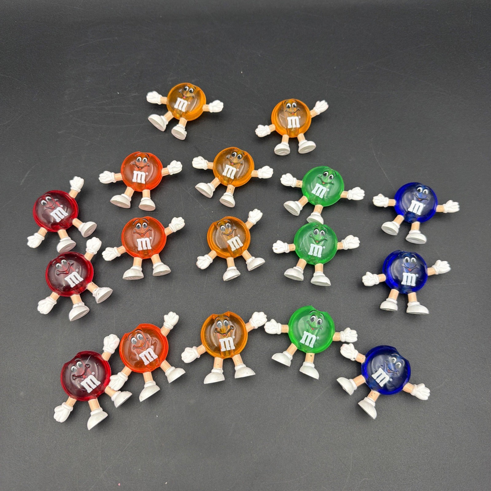 VTG M&M\'s Candy String Light Covers Lot of 3 sets of 5 +2 extra yellow