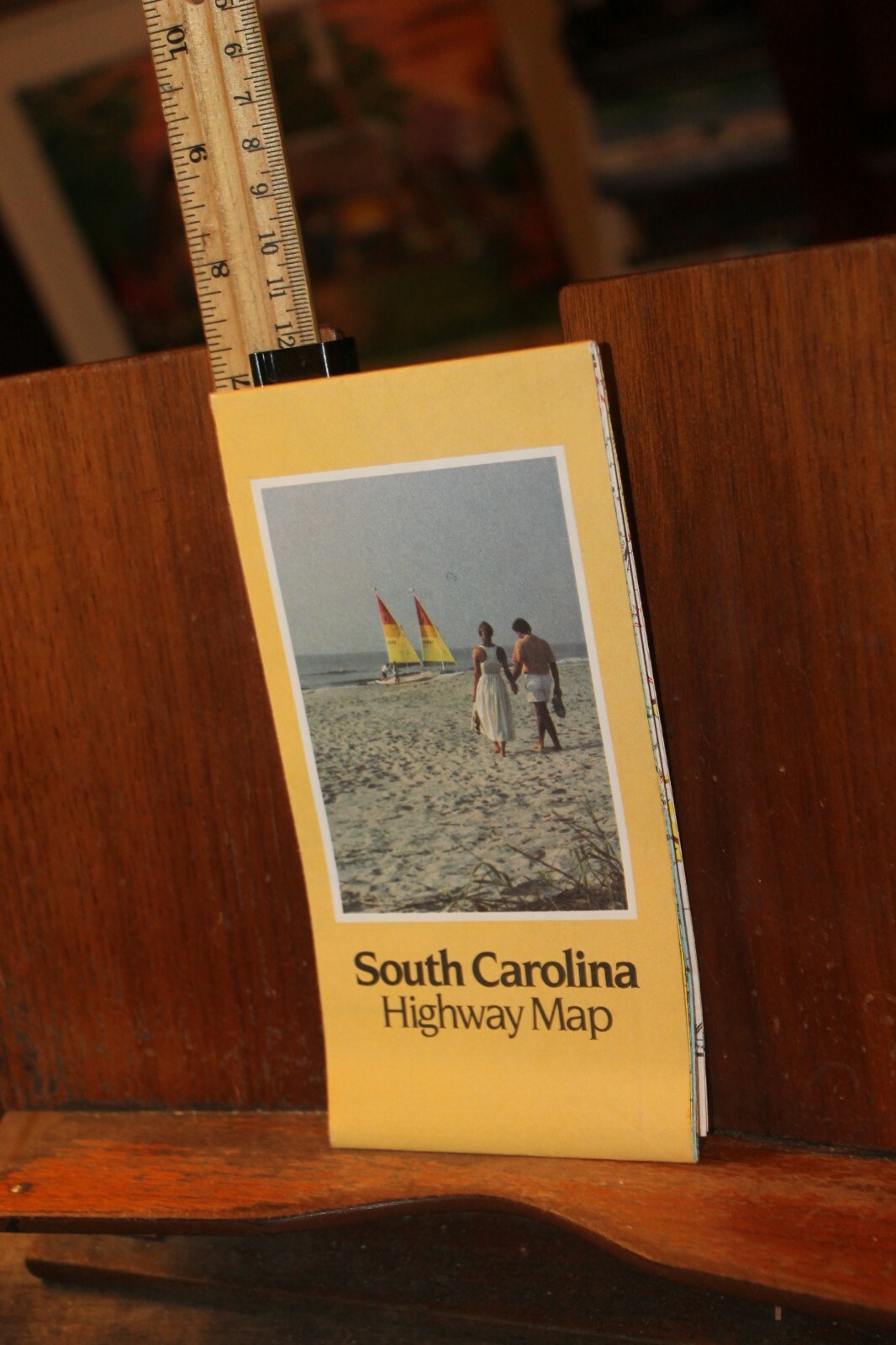 Vintage Travel Brochure Map South Carolina Vintage Travel Brochure Map South Carolina