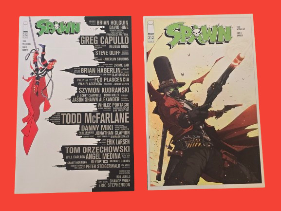Spawn #312 2-Copy Lot Image Comics 2020 Todd McFarlane Tonton Revolver Variants