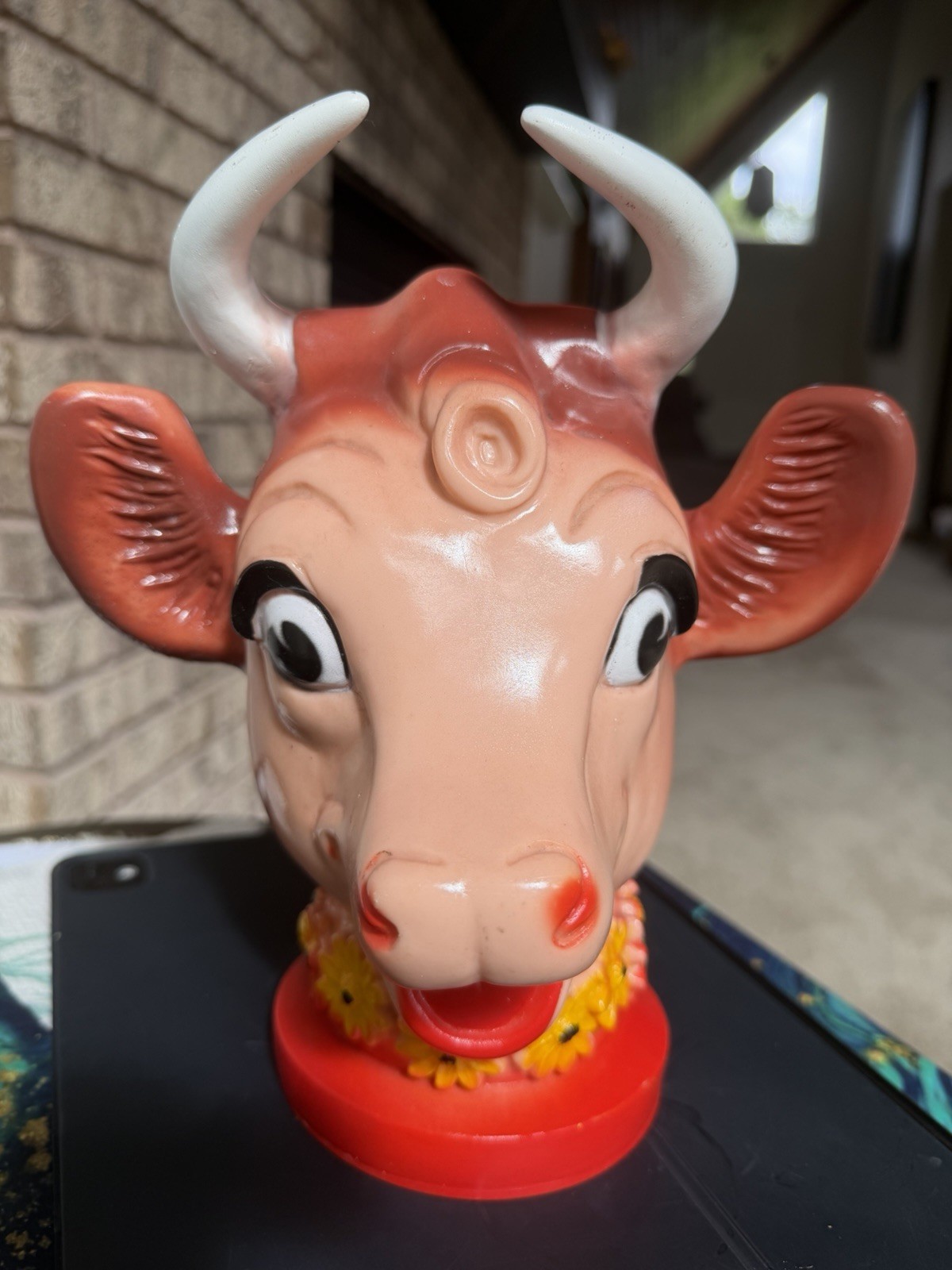 Vintage Elsie Cow Bank 9.5” Tall