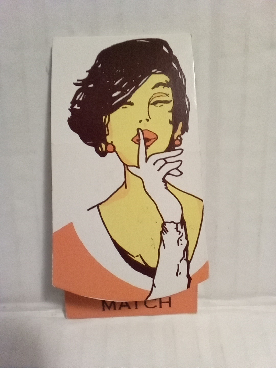 Vintage Naughty Novelty Matchbook “Snatch a Match” Legs Open Excellent Condition