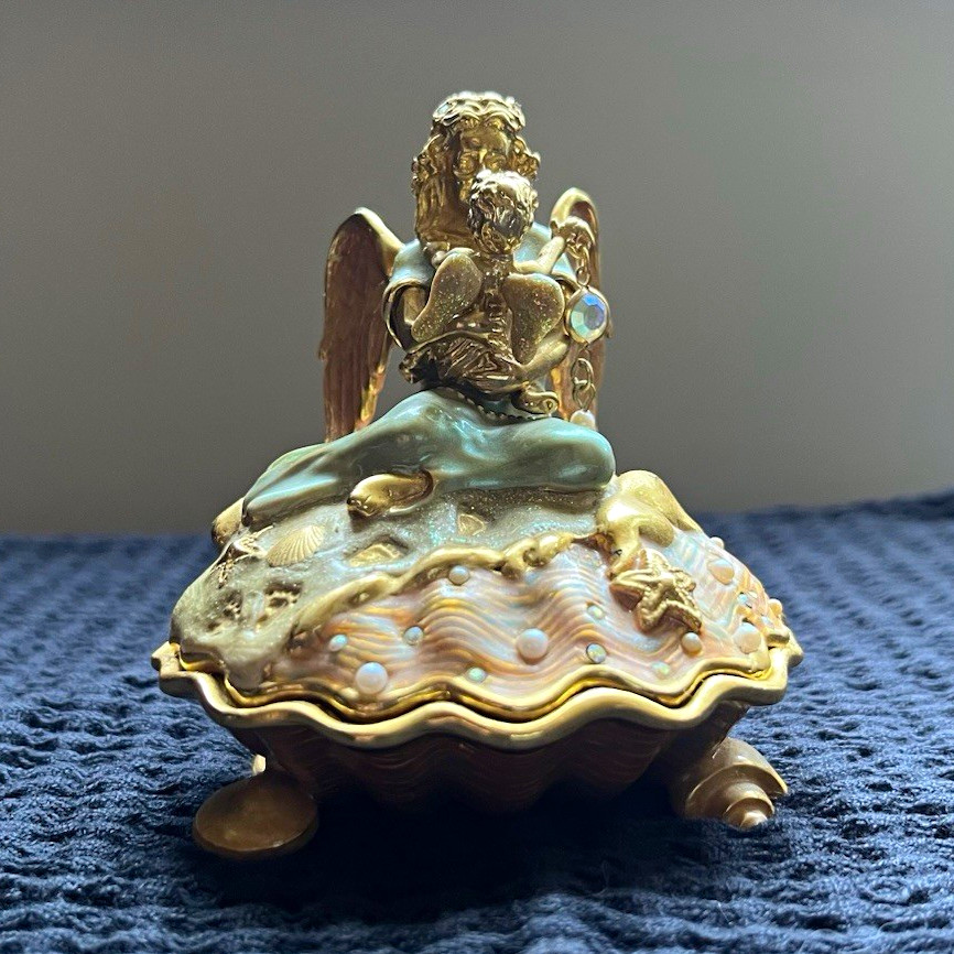 Rare Kirk’s Folly Angels By The Sea Dreamkeeper Box 1998 QVC Complete Set Rare Kirk’s Folly Angels By The Sea Dreamkeeper Box 1998 QVC Complete Set