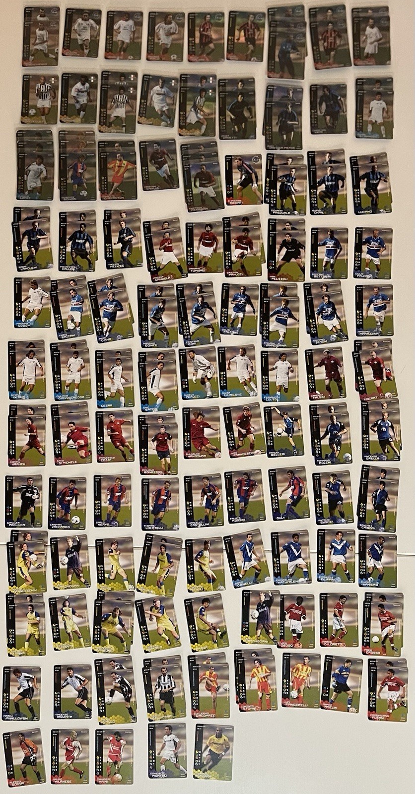 Football Champions 2003-04 PLAYERS Lot (157 Cards)