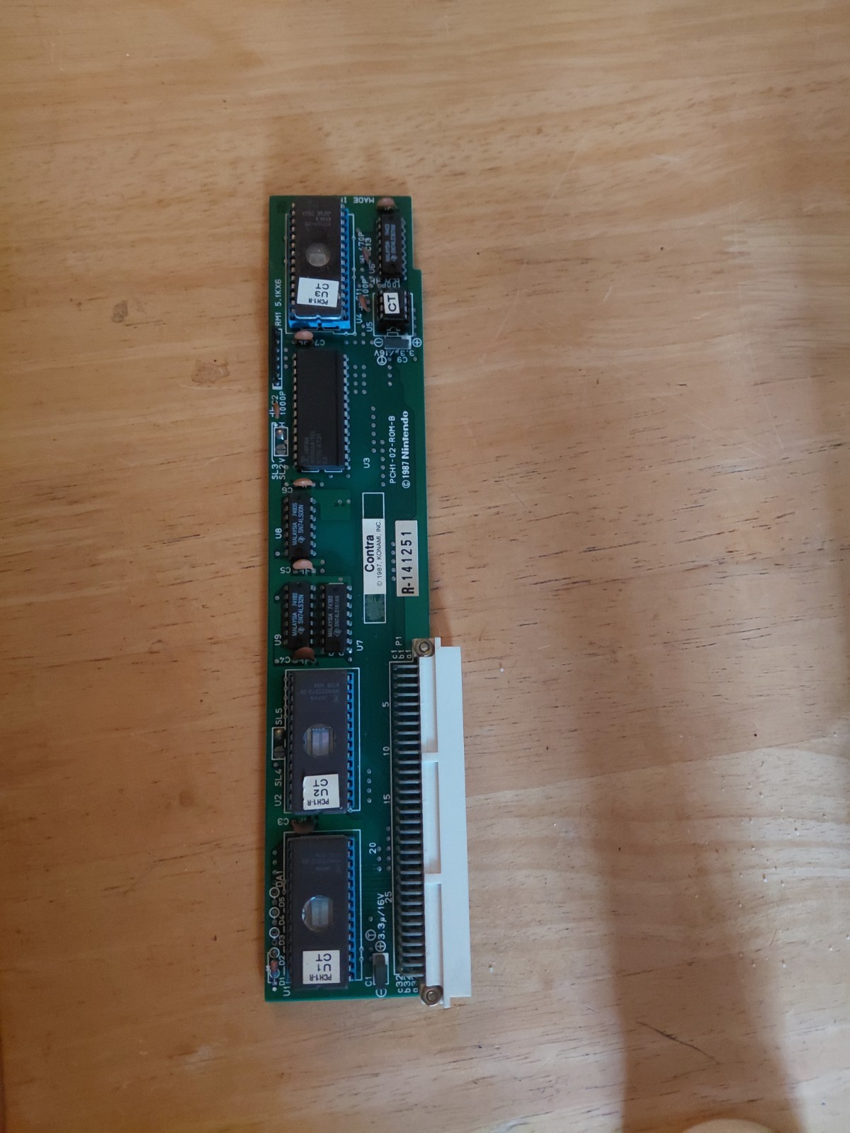 Nintendo Playchoice 10 Contra PCB Cartridge Working