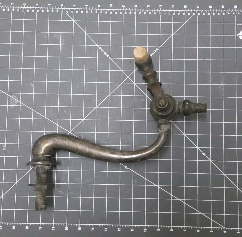 Antique Fountain Vintage Soda Spigot Soda Advertising Brass Coca Cola Sign