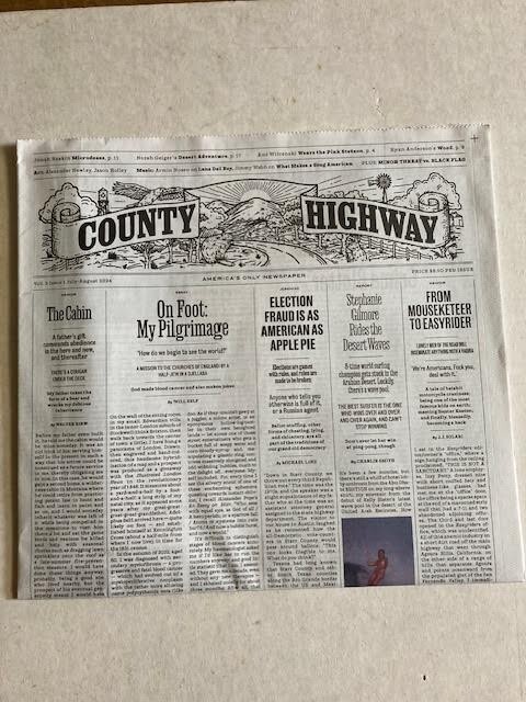 Volume 2 Issue 1 County Highway Newspaper-America\'s Only Newspaper NEW Volume 2 Issue 1 County Highway Newspaper-America\'s Only Newspaper NEW