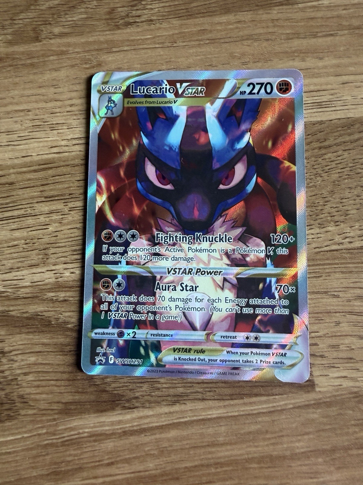Lucario VSTAR Swsh291 Swsh: Sword & Shield Promo Cards Holo