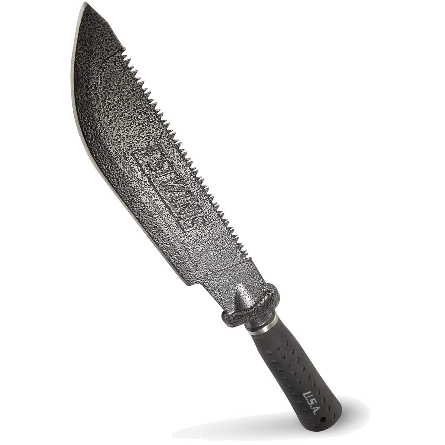 Forged Steel Machete with Shock Reduction Grip & Heavy-Duty Sheath - 19.3 Inch Forged Steel Machete with Shock Reduction Grip & Heavy-Duty Sheath - 19.3 Inch