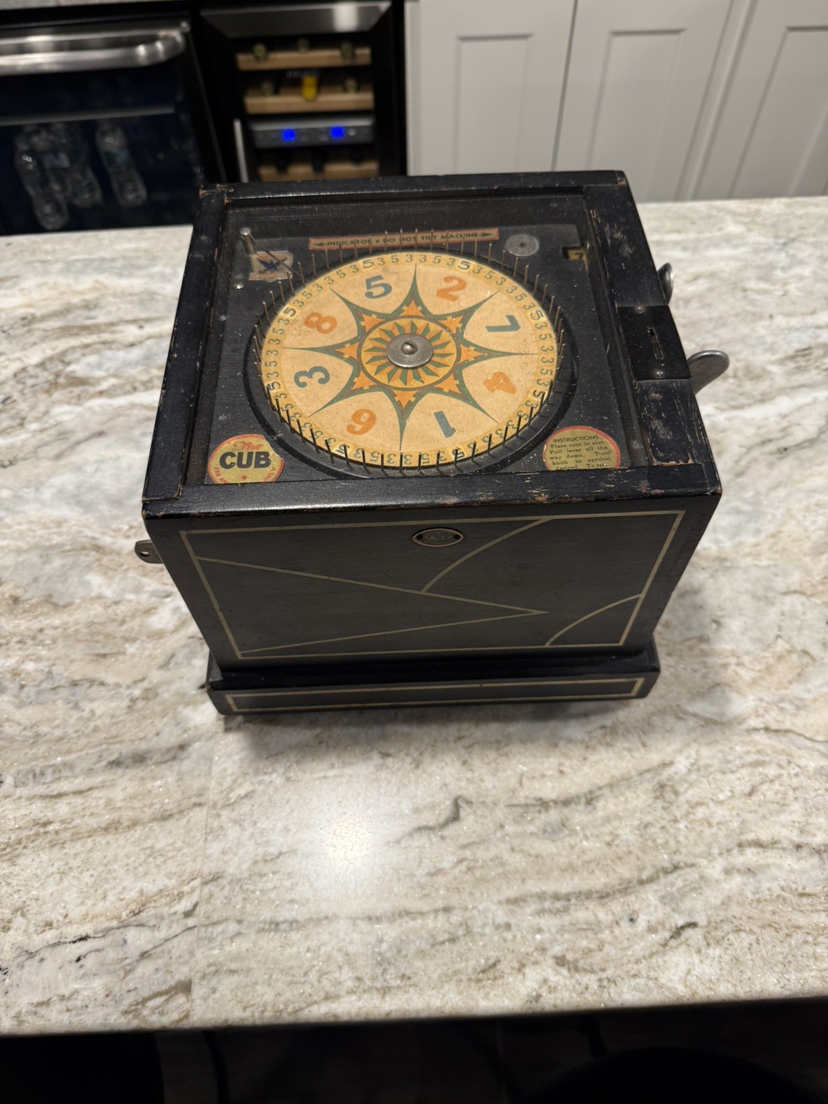 1930’s Bally The Cub stimulator. VERY RARE & Clean